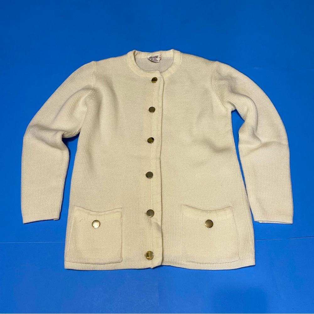 Haymaker vintage preppy school sweater size 36/large - Picture 2 of 6